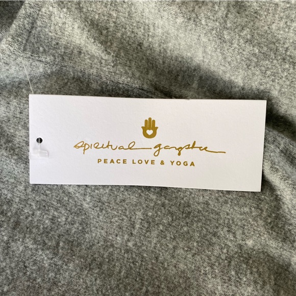 NEW Spiritual Gangster Size S Gray Sleeveless HACCI Jumpsuit - Picture 9 of 10